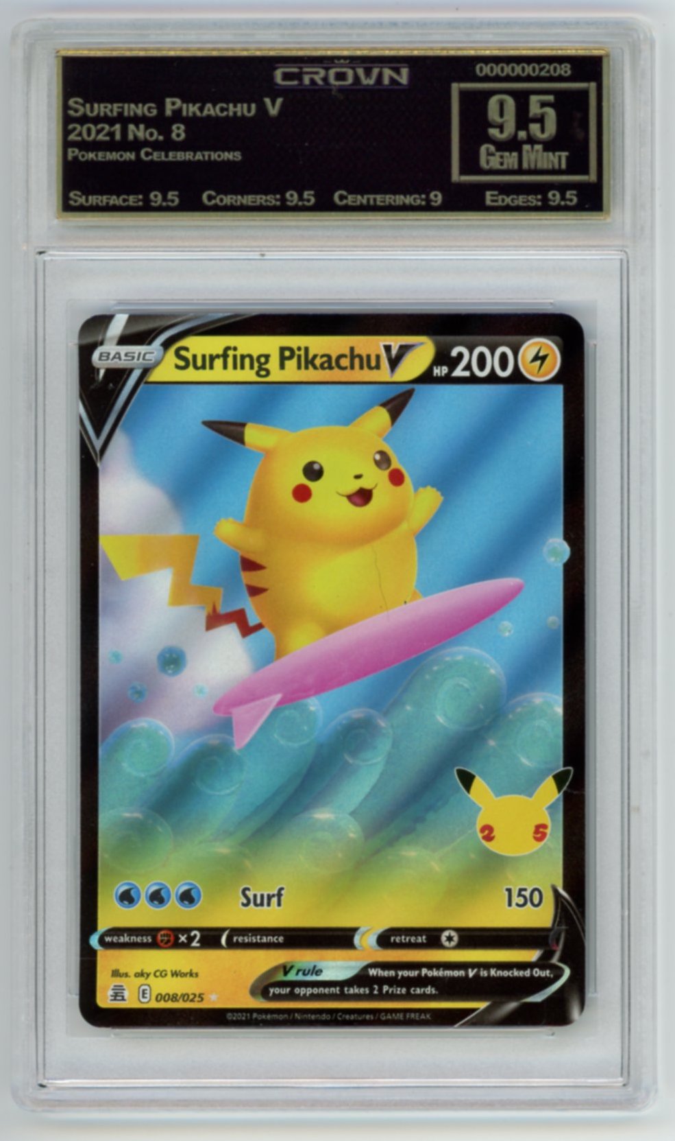 Surfing Pikachu V