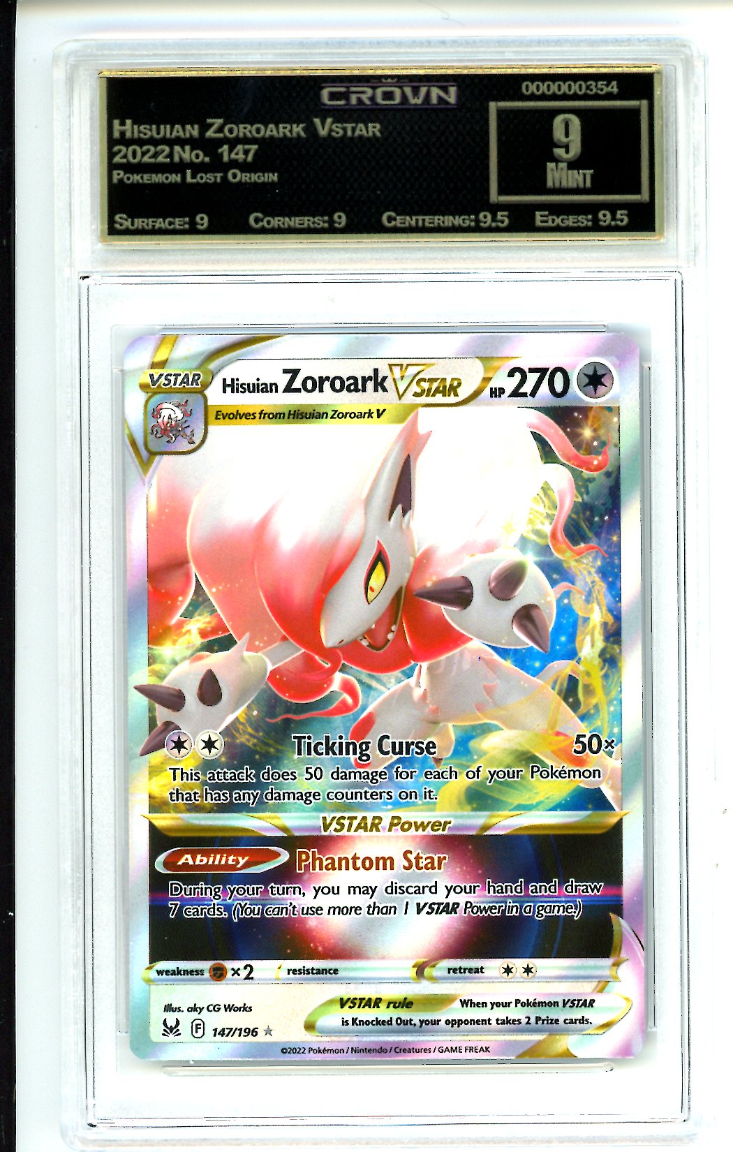 Hisuian Zoroark Vstar