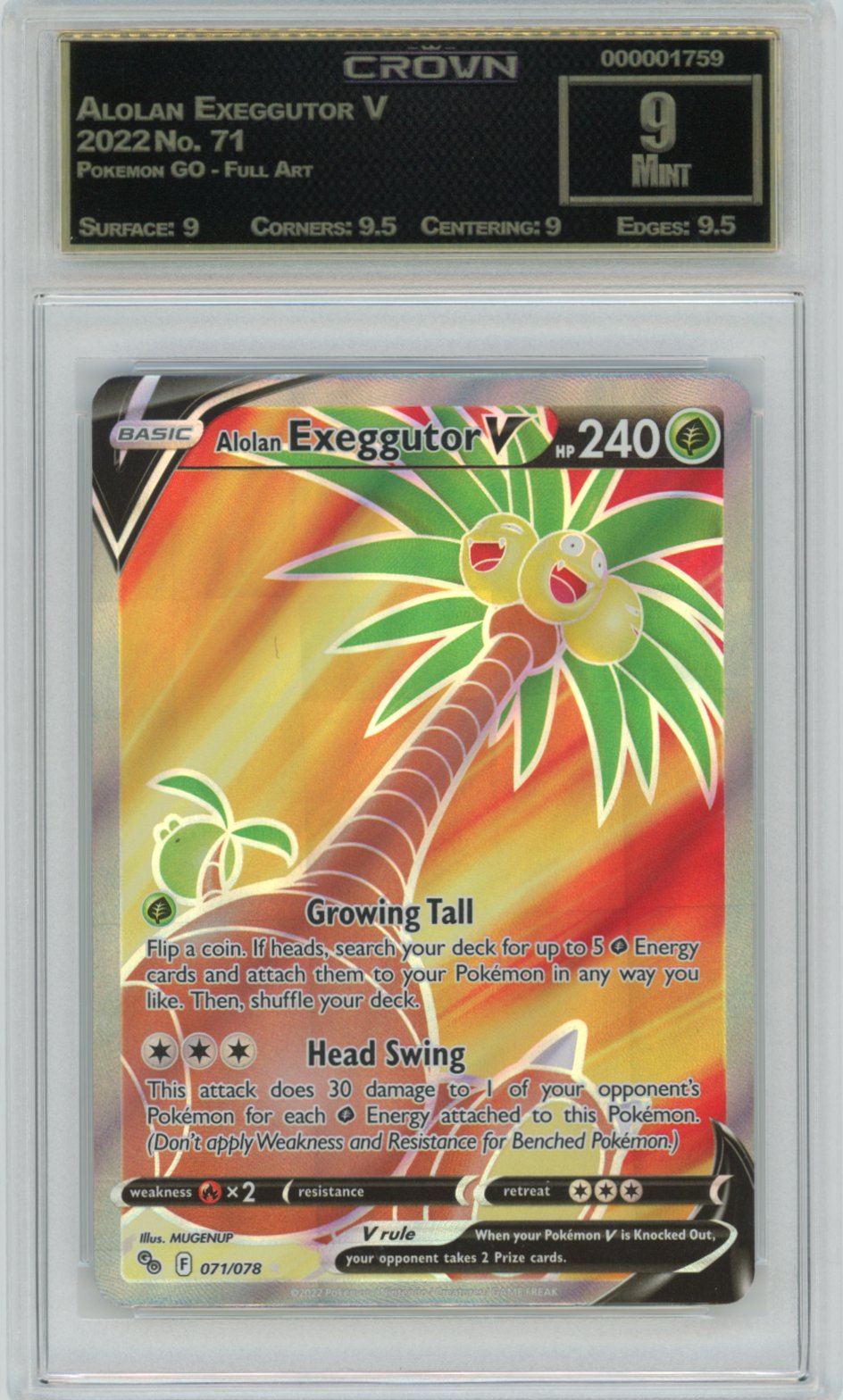 Alolan Exeggutor V