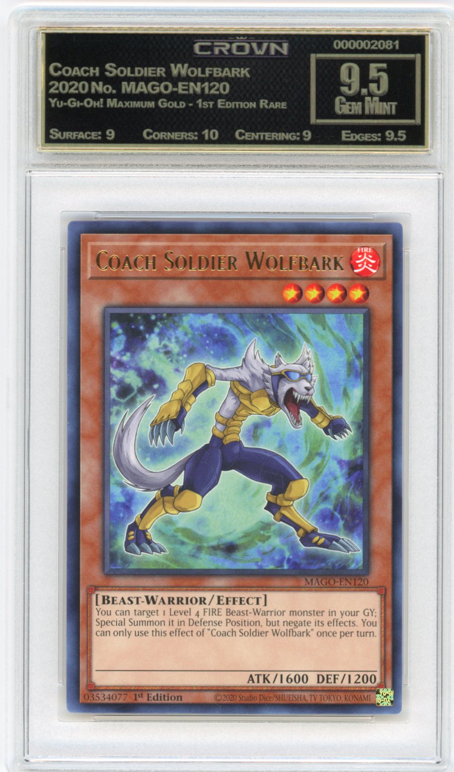 Coach Soldier Wolfbark