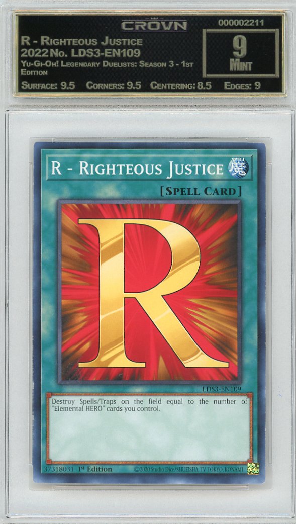 R - Righteous Justice
