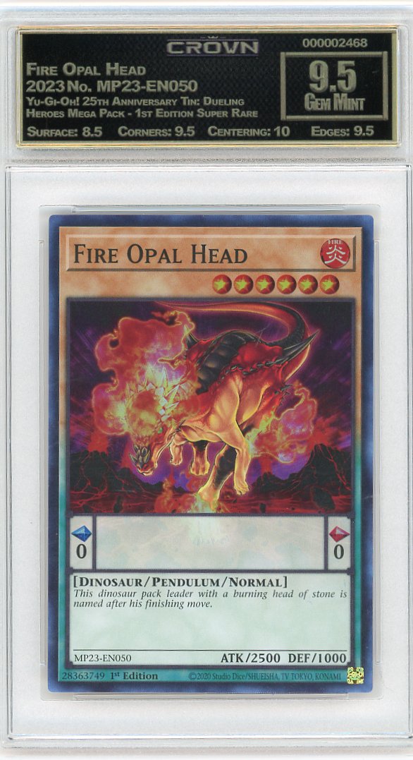 Fire Opal Head