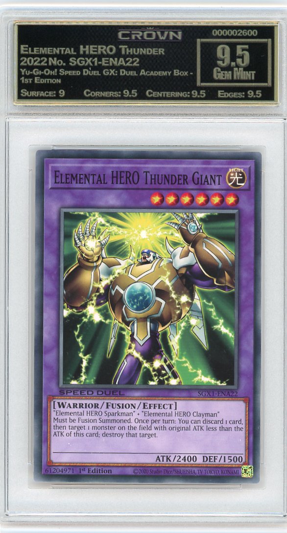 Elemental HERO Thunder Gia…