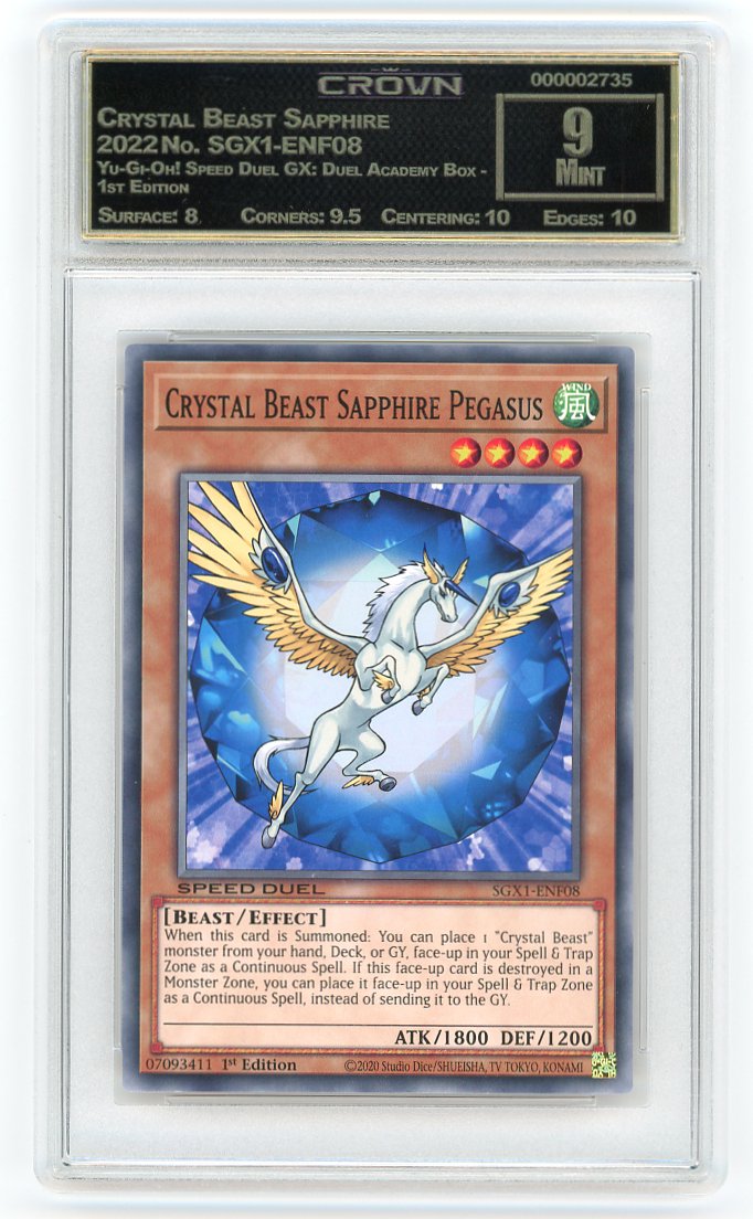 Crystal Beast Sapphire Pegasus