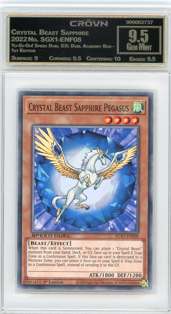 Crystal Beast Sapphire Pegasus