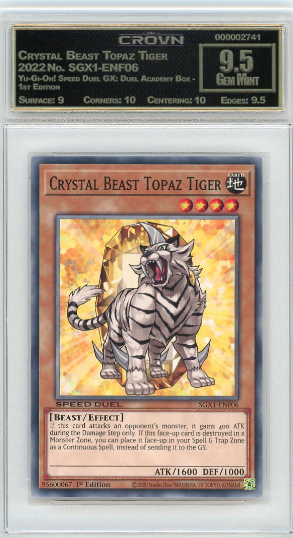 Crystal Beast Topaz Tiger