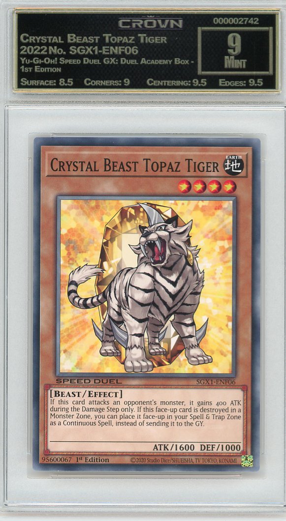 Crystal Beast Topaz Tiger