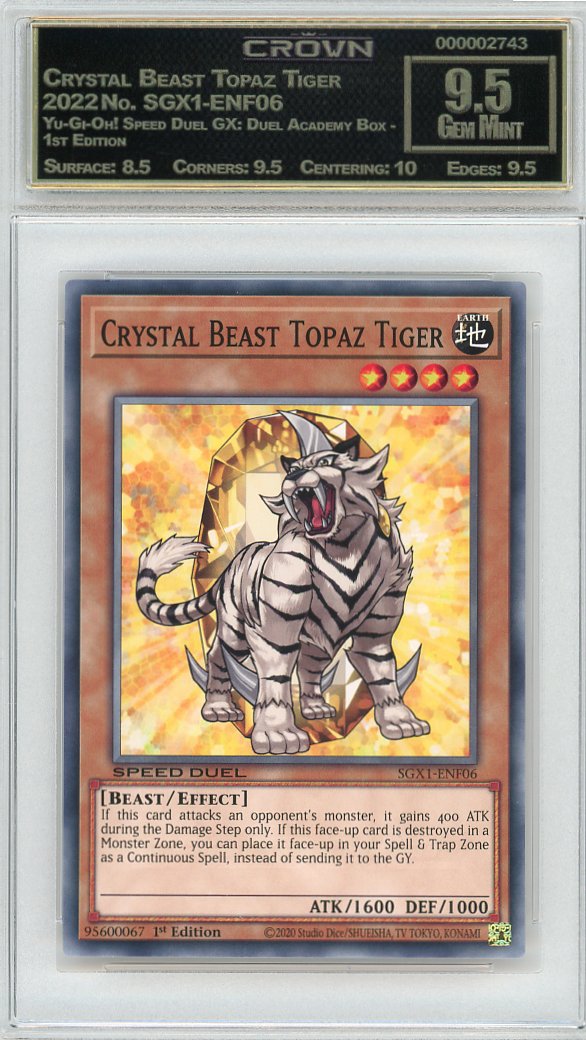 Crystal Beast Topaz Tiger