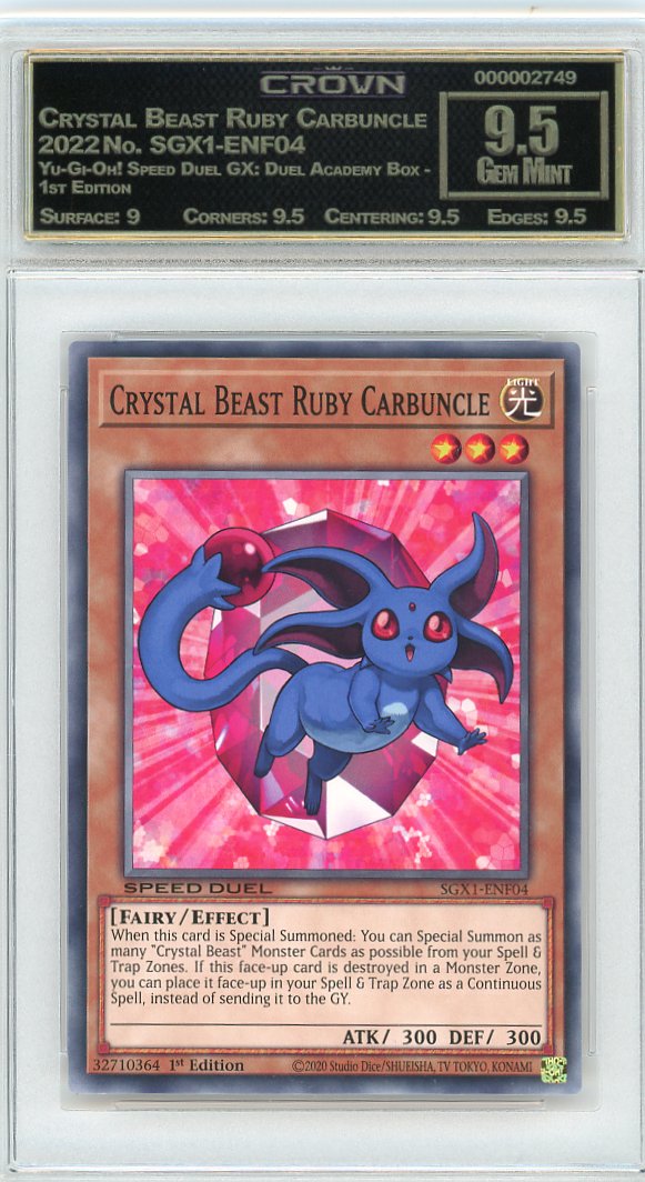 Crystal Beast Ruby Carbuncle