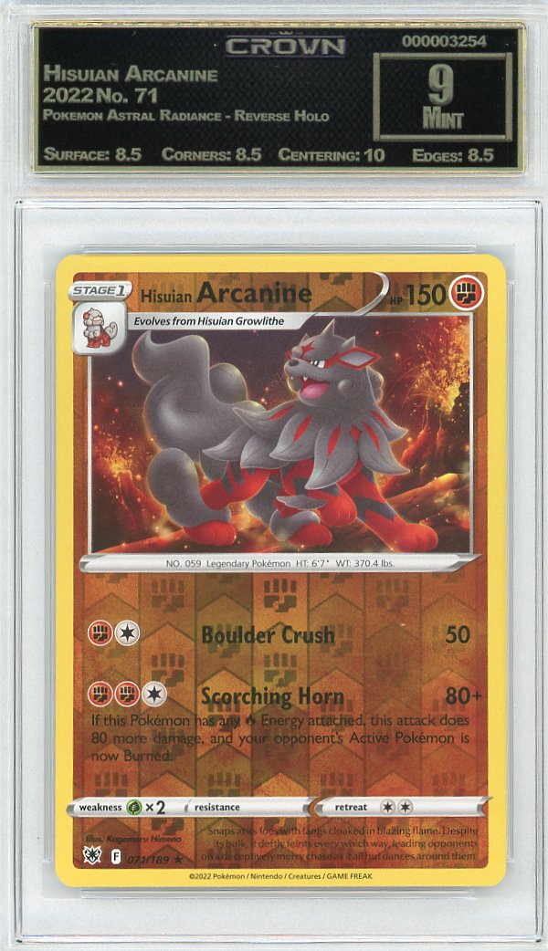 Hisuian Arcanine