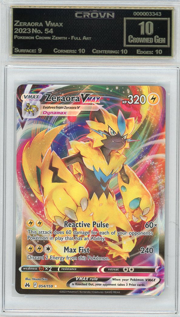 Zeraora Vmax