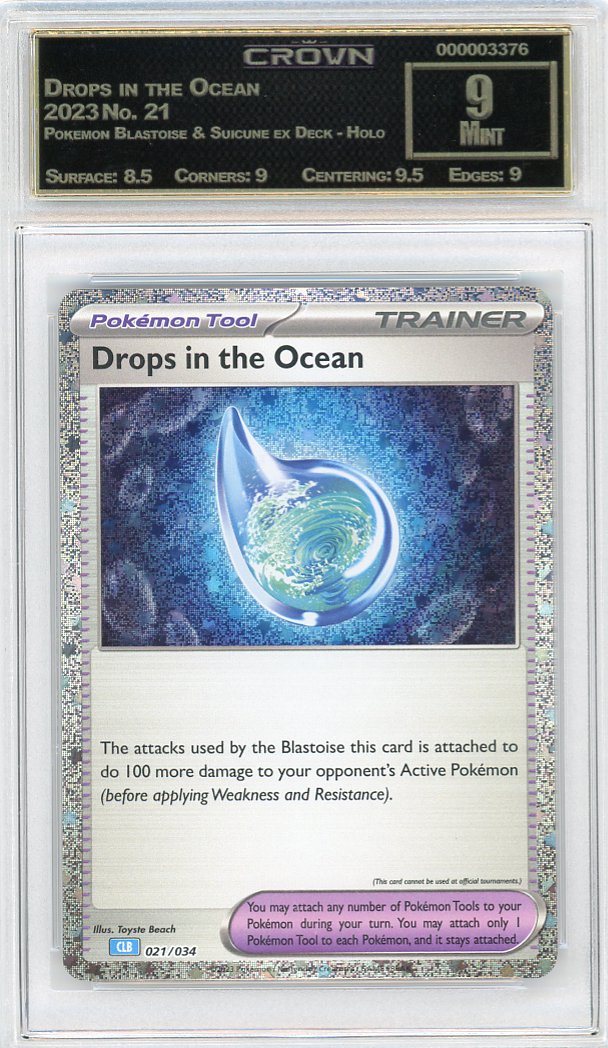 Drops in the Ocean