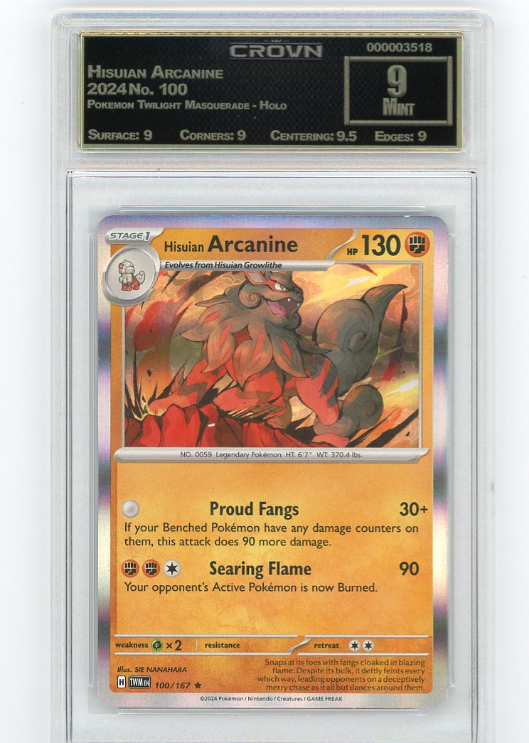 Hisuian Arcanine