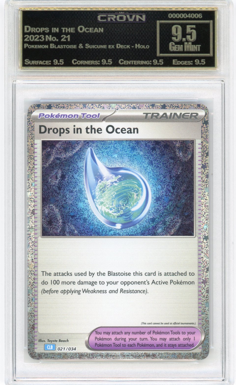 Drops in the Ocean