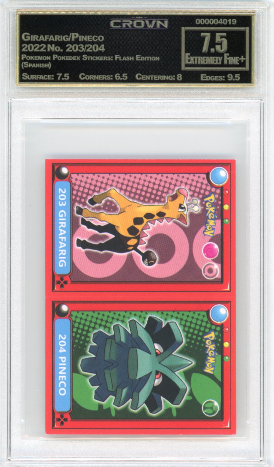 Girafarig/Pineco