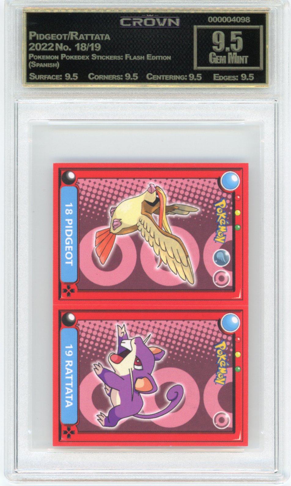Pidgeot/Rattata