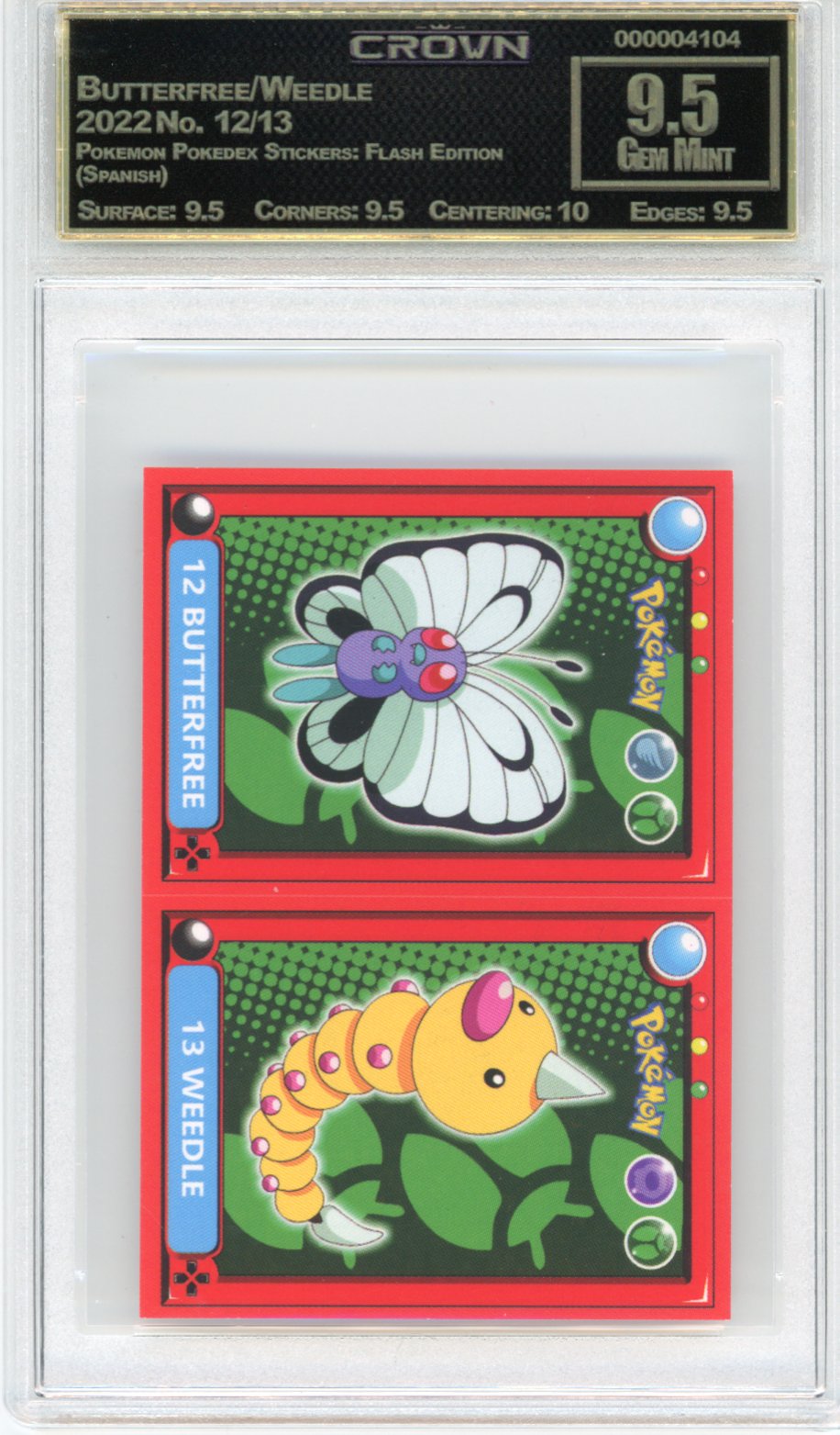 Butterfree/Weedle