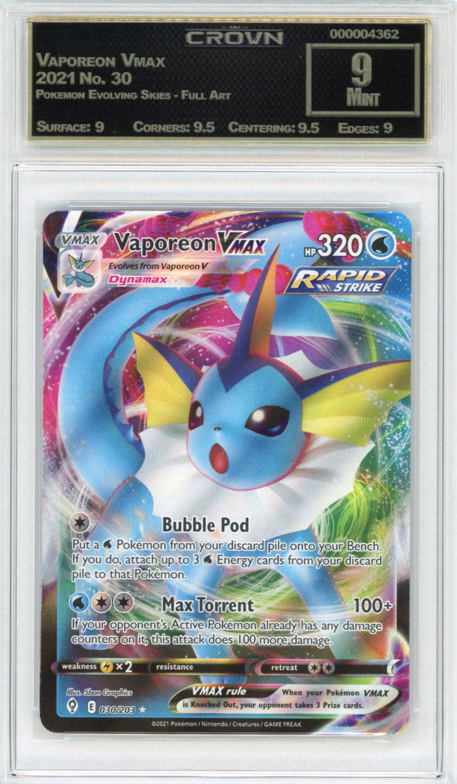 Vaporeon Vmax