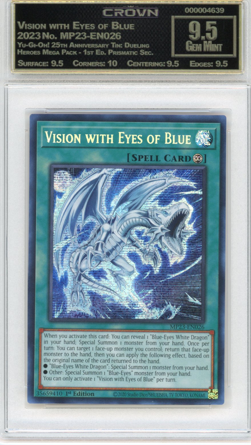 Vision with Eyes of Blue