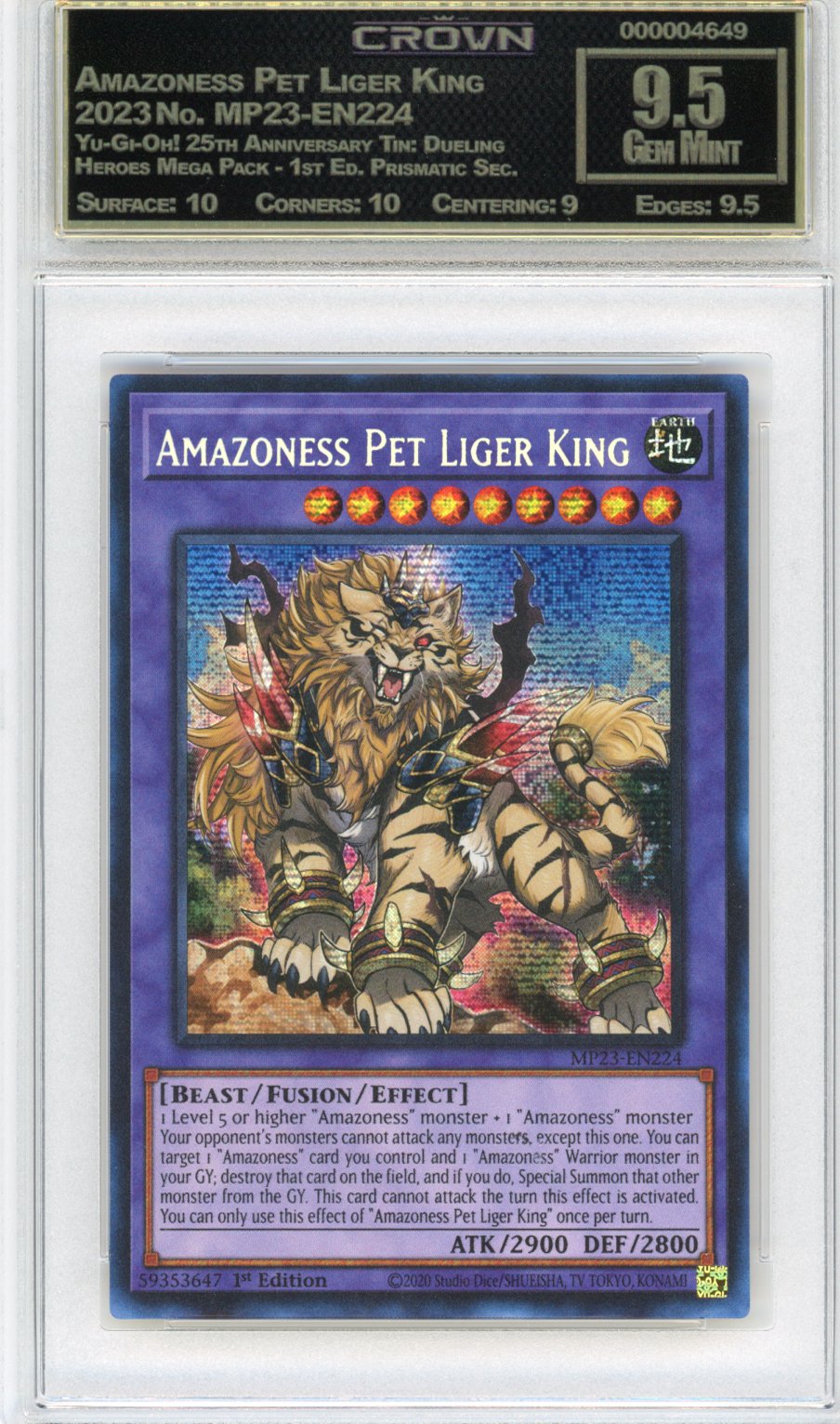 Amazoness Pet Liger King