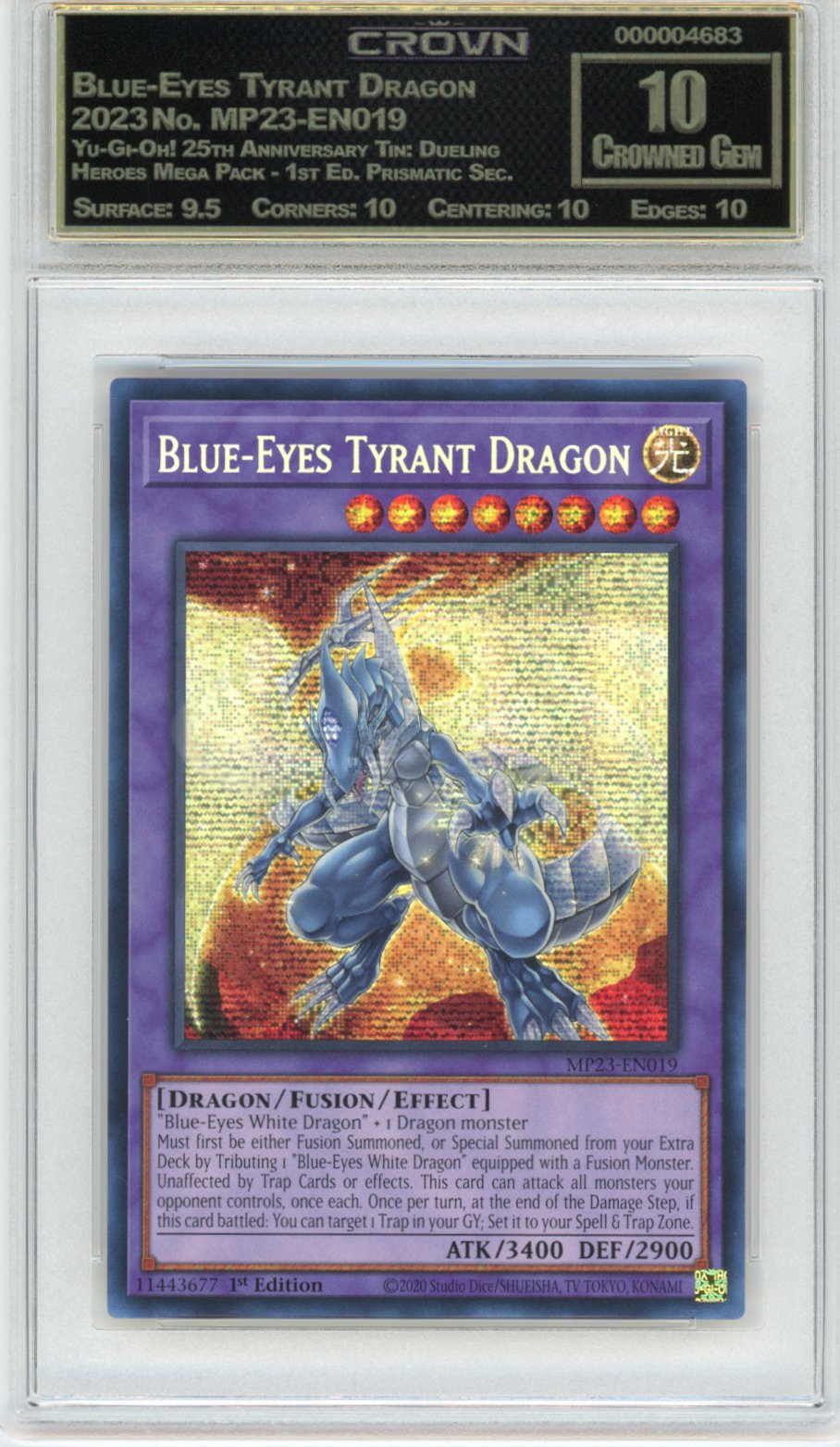Blue-Eyes Tyrant Dragon