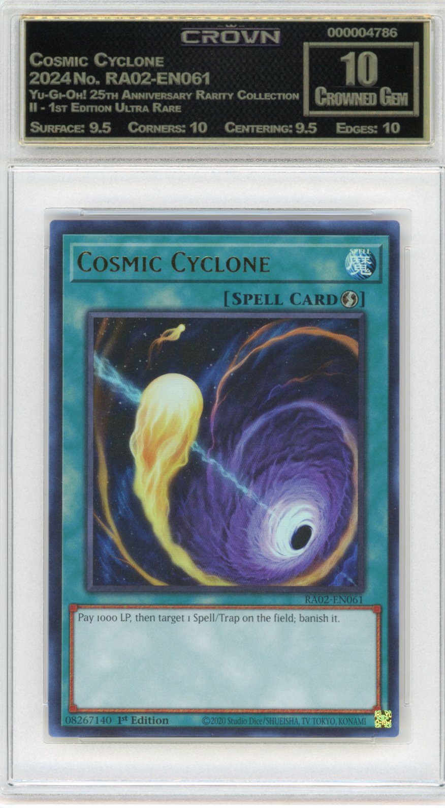 Cosmic Cyclone