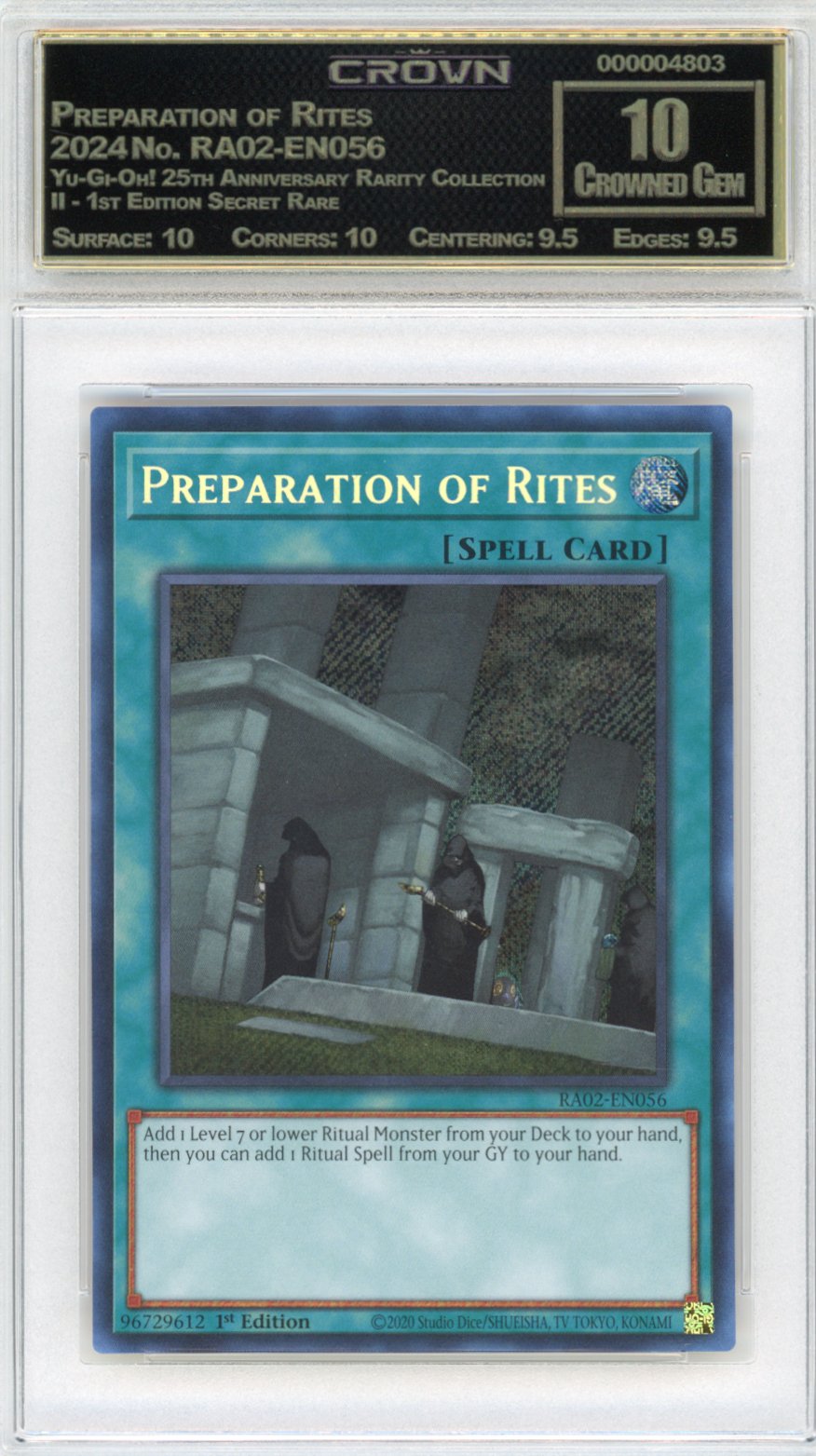 Preparation of Rites