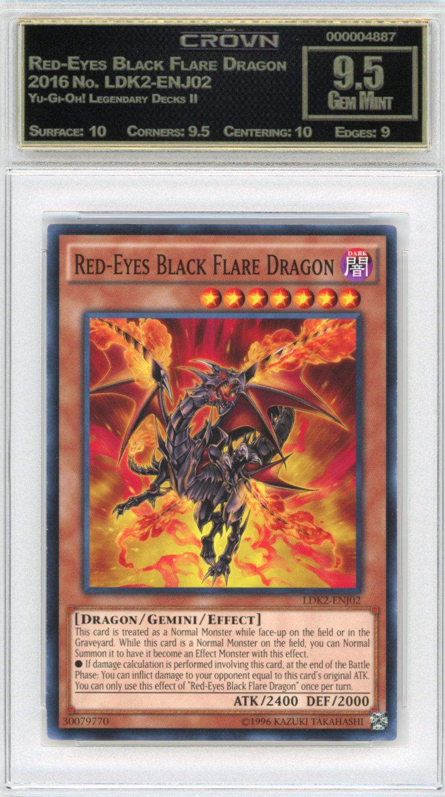 Red-Eyes Black Flare Dragon