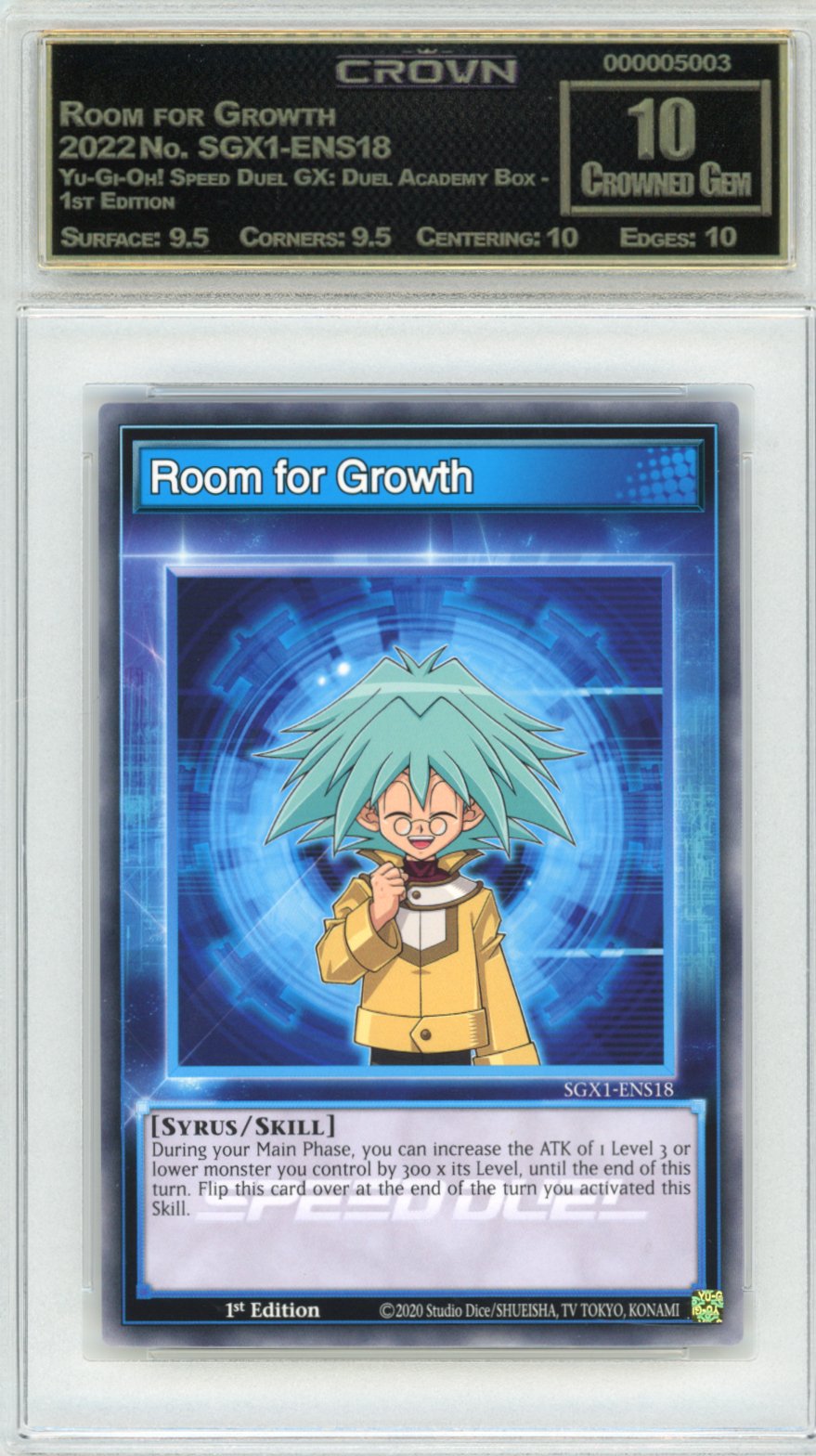 Room for Growth
