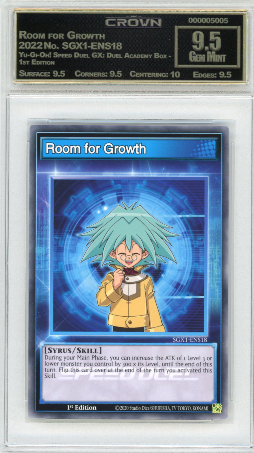 Room for Growth