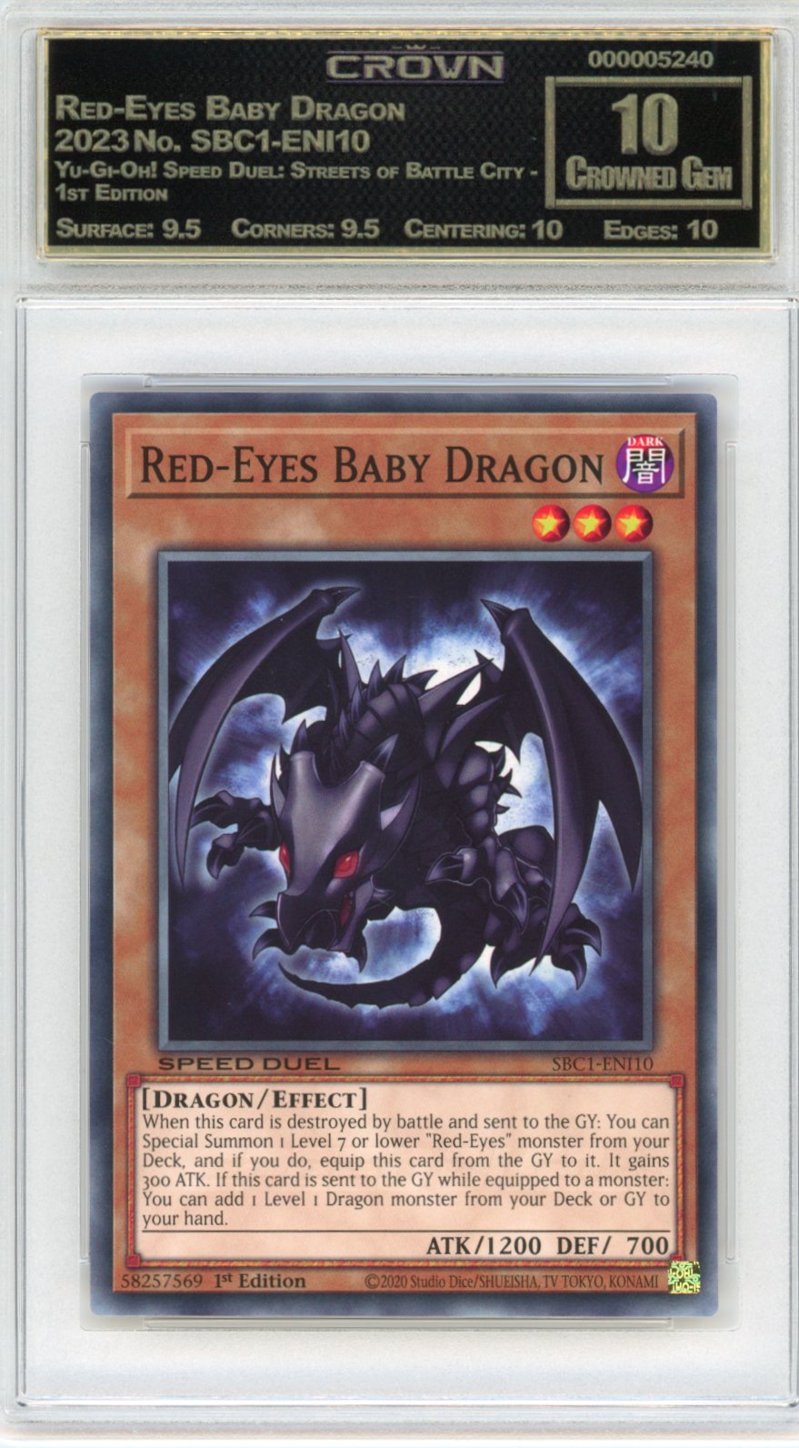 Red-Eyes Baby Dragon