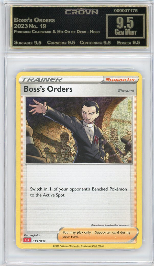 Boss's Orders