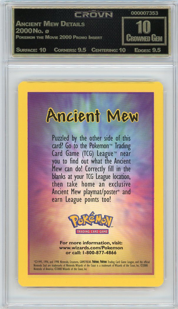 Ancient Mew Details
