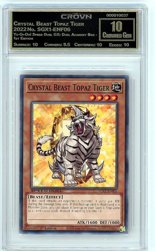 Crystal Beast Topaz Tiger
