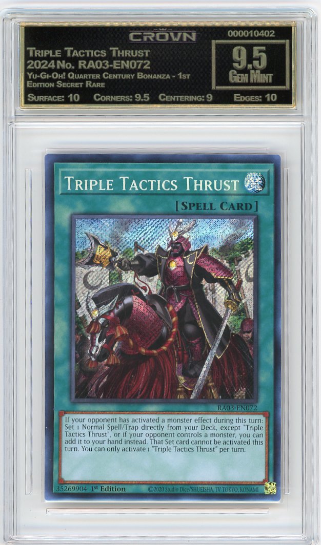 Triple Tactics Thrust