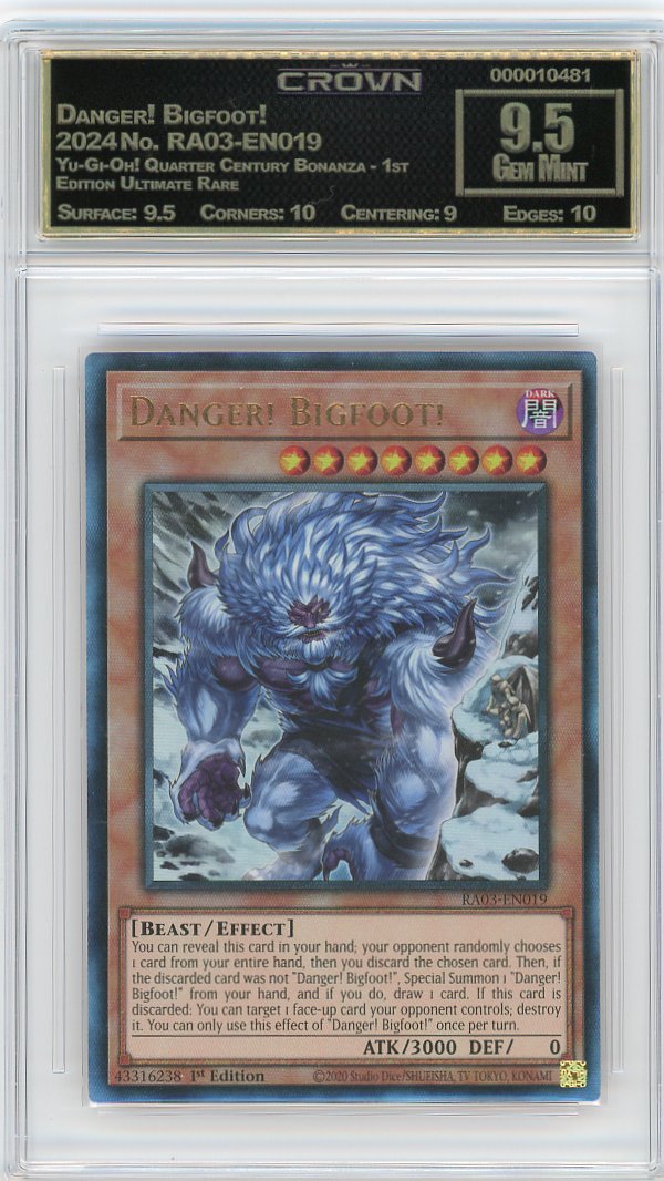 Danger! Bigfoot!