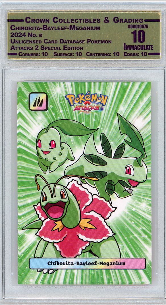 Chikorita-Bayleef-Meganium