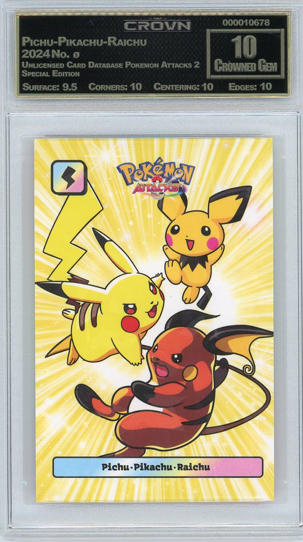 Pichu-Pikachu-Raichu