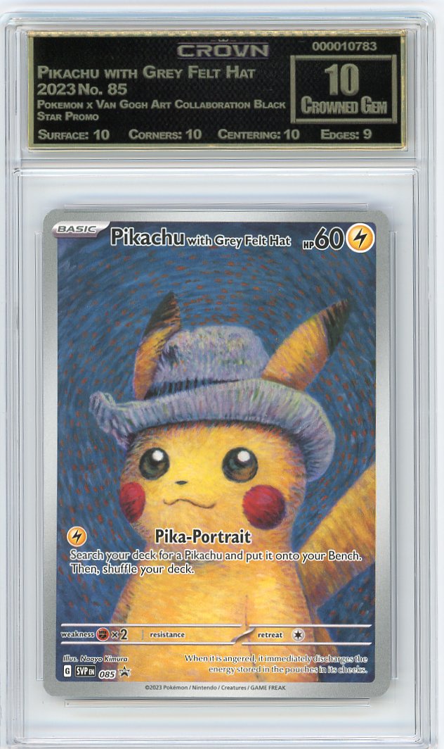 Pikachu with Grey Felt Hat