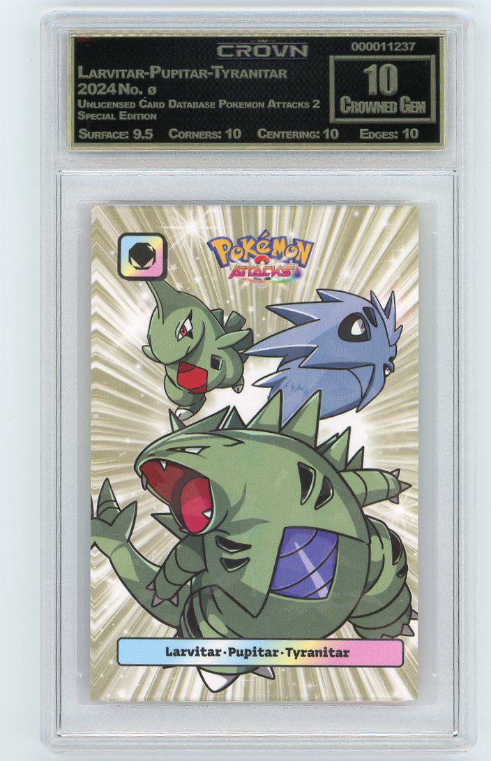 Larvitar-Pupitar-Tyranitar