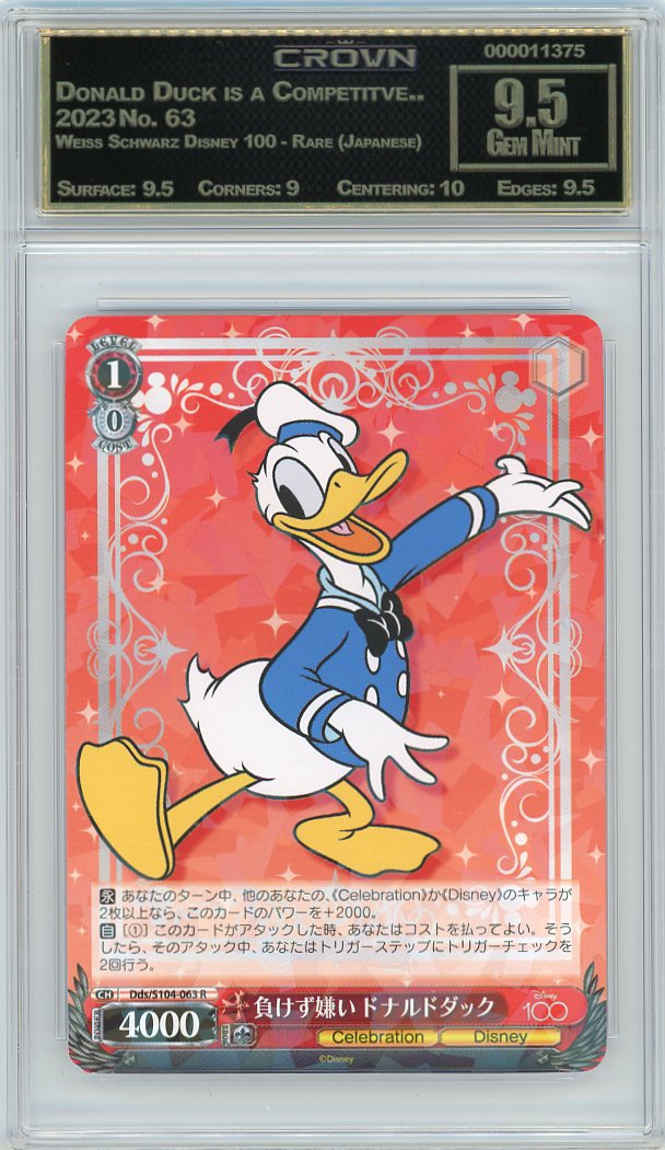 Donald Duck is a Competitve..