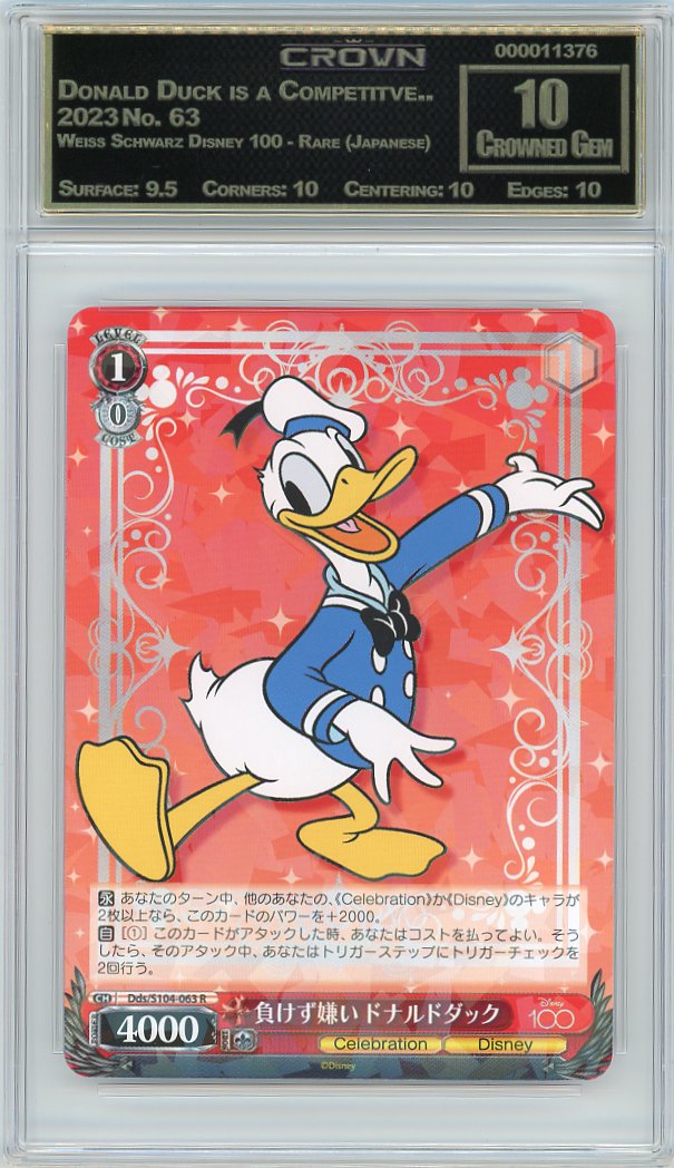 Donald Duck is a Competitve..