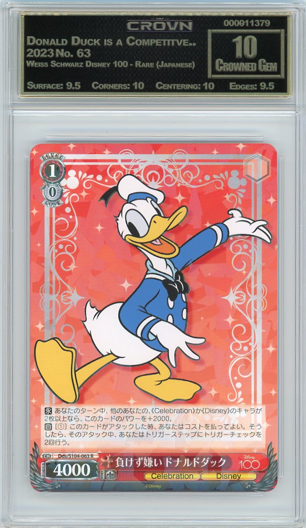 Donald Duck is a Competitve..