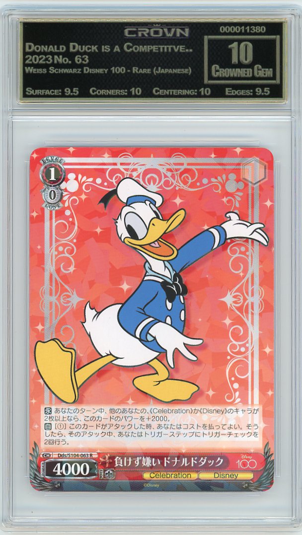 Donald Duck is a Competitve..