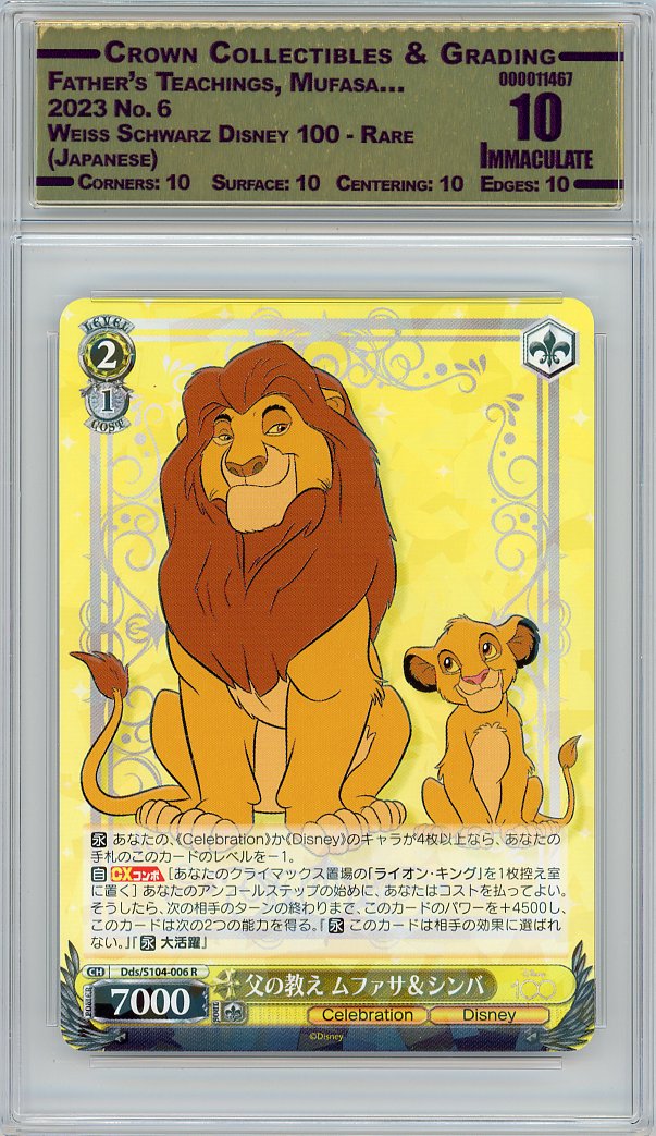 Father's Teachings, Mufasa…
