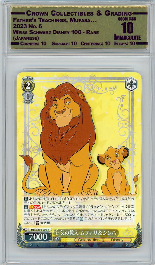 Father's Teachings, Mufasa…