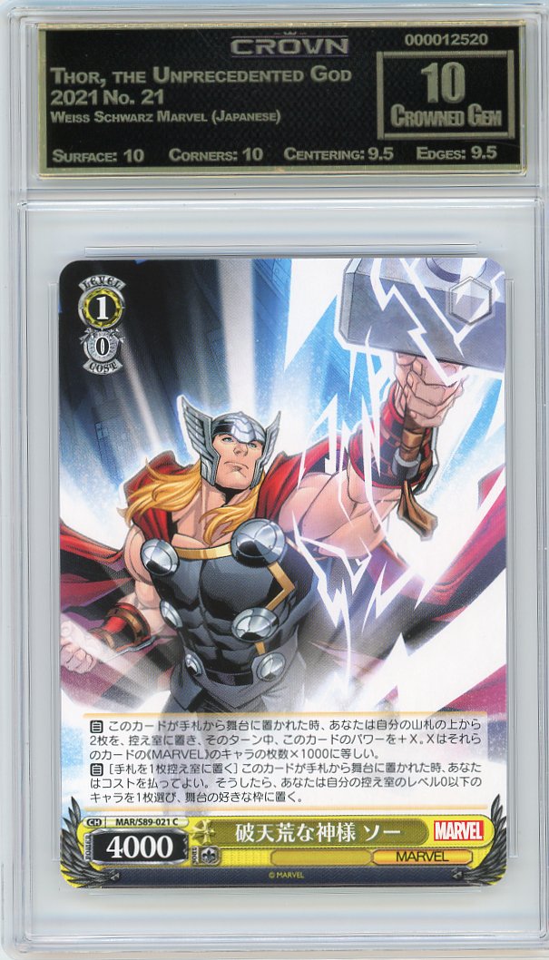 Thor, the Unprecedented God