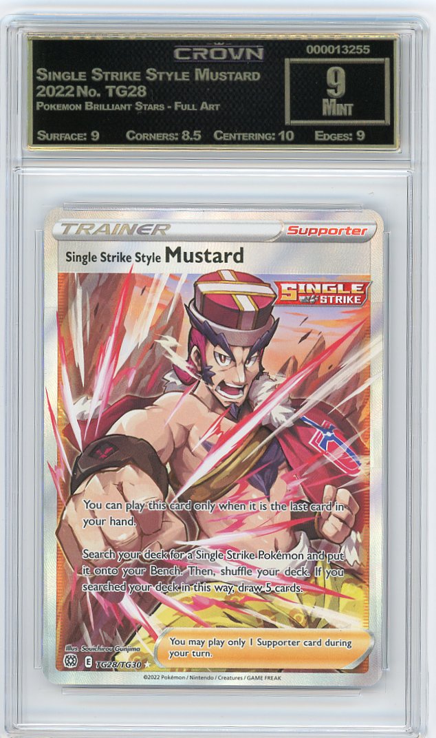 Single Strike Style Mustard