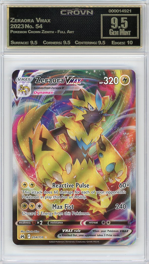 Zeraora Vmax
