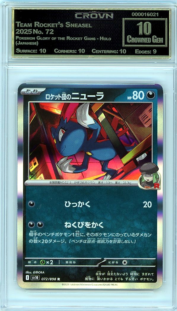 Team Rocket's Sneasel